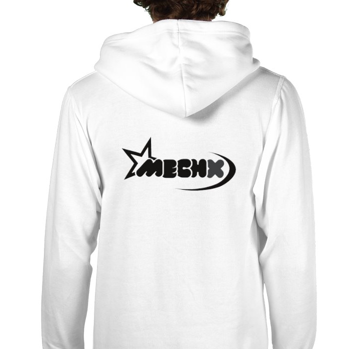 WHITE MECHX HOODIE